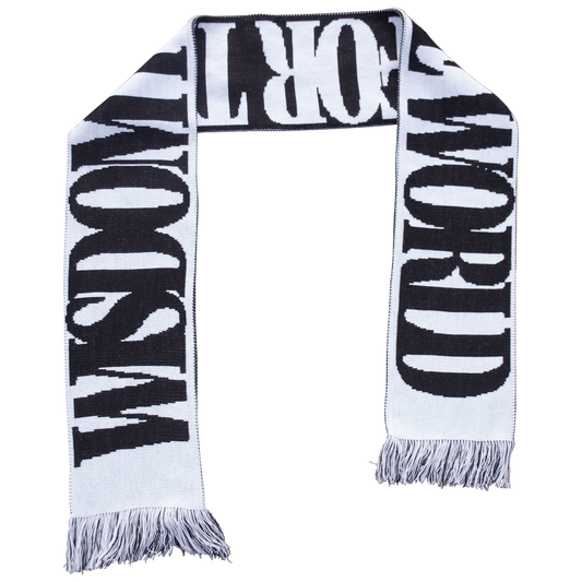 Reversible Wisdom Scarf - Black and White